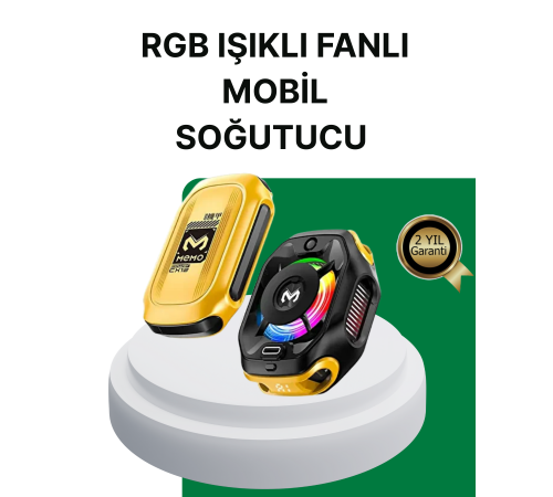 7 Kanatlı Vortex Fanlı Akıllı Telefon Soğutma Aparatı