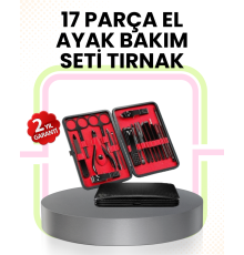 Kompakt ve Şık Tasarımlı 17 Parça Bakım Seti