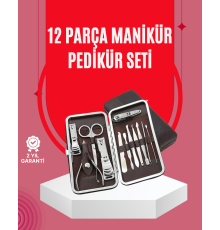 Şık ve Dayanıklı Çok Amaçlı Kişisel 12 Bakım Seti