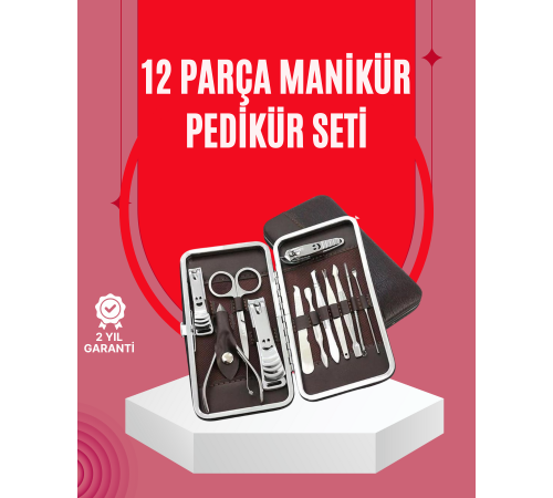 Şık ve Dayanıklı Çok Amaçlı Kişisel 12 Bakım Seti
