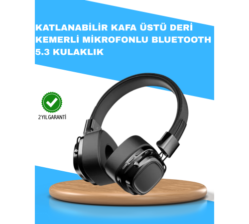 Katlanabilir Tasarımlı Taşınabilir Kablosuz Müzik Kulaklığı