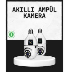 Tak Çalıştır Ampul Kamera – Full HD 1080P Kablosuz Güvenlik Çözümü