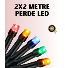 8 Modlu Zaman Ayarlı LED Perde Işık – Bahçe ve Balkon Dekorasyonu