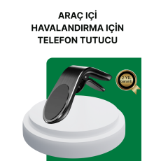 360° Ayarlanabilir Araç Telefon Tutucu – Tüm Telefonlarla Uyumlu