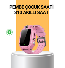 S10 Akıllı Çocuk Saati Anlık Konum ve Sesli Mesaj Destekli