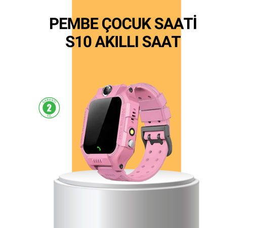 S10 Akıllı Çocuk Saati Anlık Konum ve Sesli Mesaj Destekli
