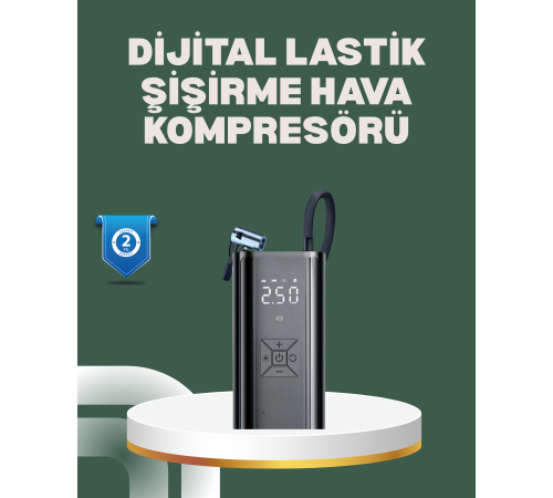 Bisiklet, Motosiklet ve Araçlar İçin Çok Amaçlı Hava Pompası
