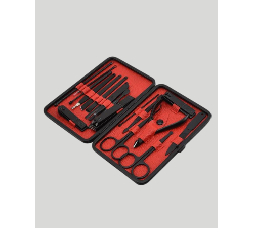 Şık Kutu Tasarımlı 17 Parça Manikür Pedikür Seti Dayanıklı ve Hijyenik