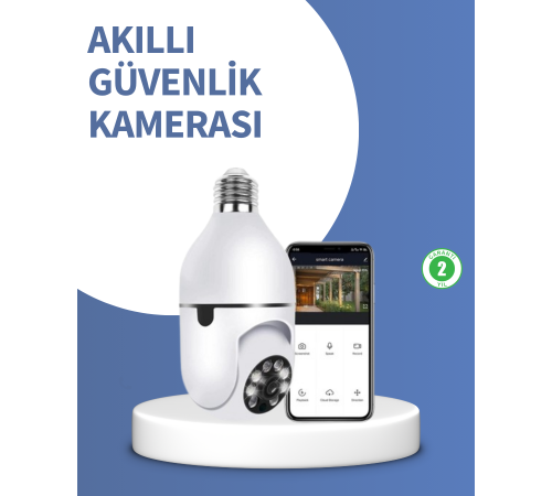 Kompakt Tasarımlı Gece Görüşlü Kablosuz Kamera