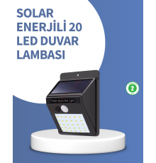 IP65 Dayanıklı Solar Enerjili Dış Cephe Aydınlatma
