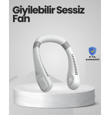 Çocuk ve Yetişkinler İçin Güvenli Şarjlı Boyun Fanı
