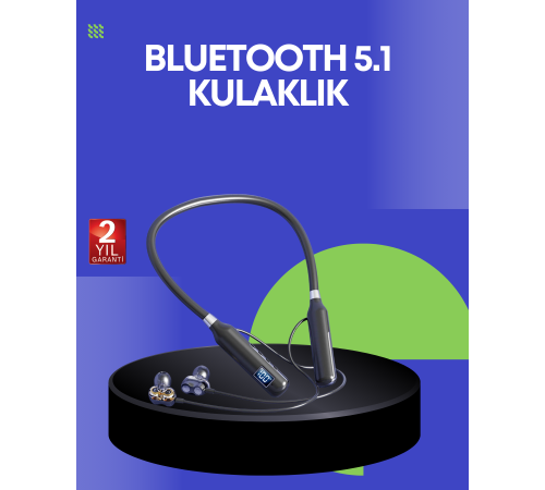 Ergonomik Tasarımlı IPX4 Suya Dayanıklı Bluetooth Kulaklık