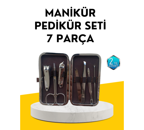 Dayanıklı Çelik Aletlerden Oluşan Kişisel Bakım Seti