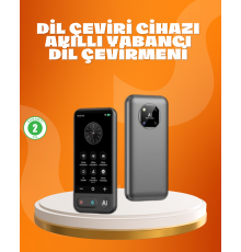 Seyahat ve İş İçin Çok Dilli Taşınabilir Çeviri Makinesi