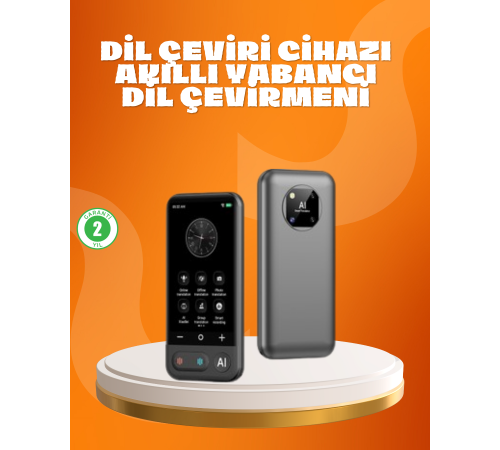 Seyahat ve İş İçin Çok Dilli Taşınabilir Çeviri Makinesi