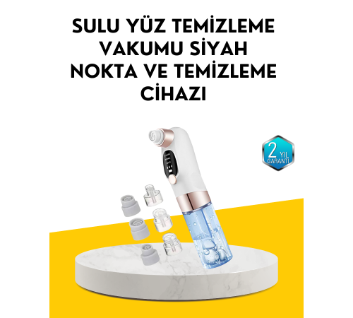 Çok Fonksiyonlu Cilt Bakım Cihazı – Siyah Nokta, Gözenek ve Akne Temizleyici