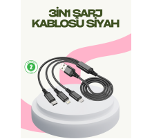 Hızlı Şarj Destekli Çoklu Şarj Kablosu – Seyahat ve Günlük Kullanım