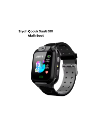 S10 Akıllı Çocuk Saati SİYAH