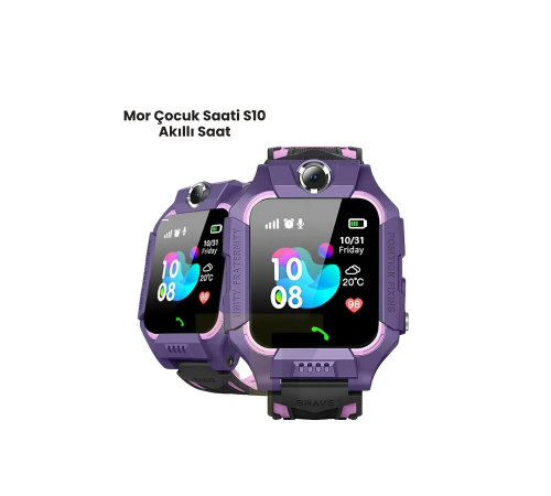 S10 Mor Akıllı Çocuk Saati