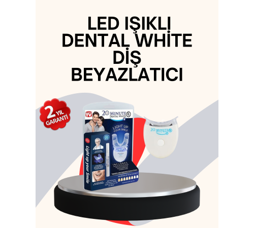 Beyazlatma Kalemli LED Diş Parlatma Seti