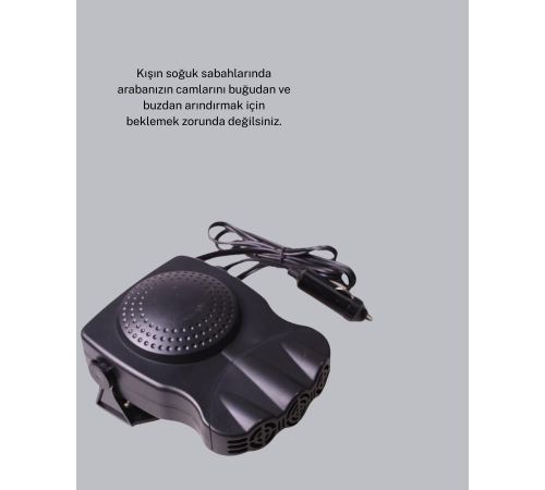 360° Ayarlanabilir Araç İçi Isıtıcı ve Fan 360° Ayarlanabilir Araç İçi Isıtıcı ve Fan
