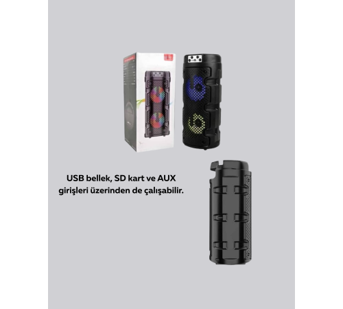 Uzun Pil Ömrü Sunan Kablosuz Bluetooth Hoparlör