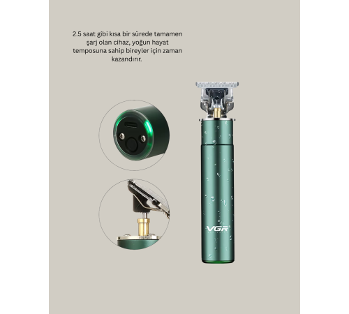 USB Hızlı Şarjlı 3 Saat Kullanımlı Saç Kesme Makinesi