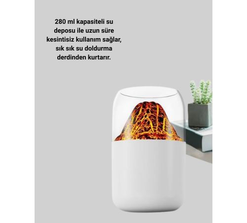 Şık Tasarımlı Aromaterapi ve Nemlendirici Cihaz Şık Tasarımlı Aromaterapi ve Nemlendirici Cihaz