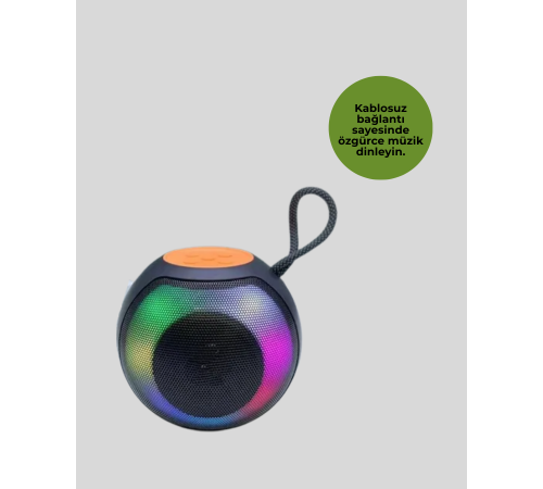 360° Stereo Surround Sesli Taşınabilir Hoparlör