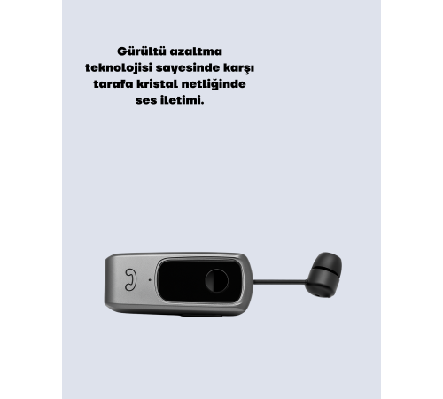 10 Saat Konuşma Süreli Klipsli Bluetooth Kulaklık 10 Saat Konuşma Süreli Klipsli Bluetooth Kulaklık