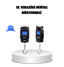 Dijital El Kantarı – 50 Kg Taşıma Kapasiteli, Taşınabilir Hassas Tartı