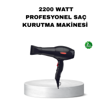 Profesyonel Saç Kurutma Makinesi – AC Motor, Soğuk Üfleme, 2 Hız Kademesi