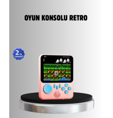 Retro Oyun Konsolu – 3.5 İnç Ekran, 666 Klasik Oyun, TV Bağlantılı