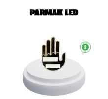 176 LED Amber Renkli El Hareketiyle Kontrol Edilen Motosiklet Dönüş Sinyali