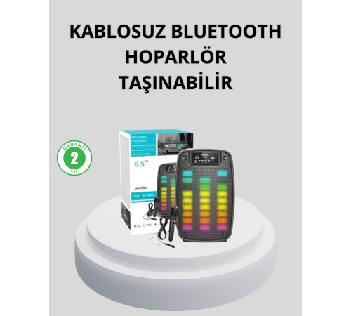 Bluetooth Bağlantılı Taşınabilir Müzik Cihazı – 2 Saat Kesintisiz Müzik