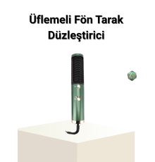 Seramik Plakalı Saç Düzleştirici – 200°C Ayarlanabilir Isı, İyon Teknolojisi