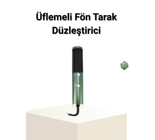 Seramik Plakalı Saç Düzleştirici – 200°C Ayarlanabilir Isı, İyon Teknolojisi