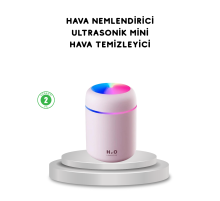 USB Bağlantılı LED Işıklı Hava Nemlendirici – Sessiz ve Kullanıcı Dostu Tasarım