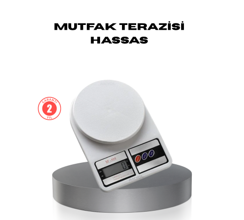 Hassas Dijital Mutfak Tartısı – 1g Doğruluk, LCD Ekran, Otomatik Kapanma