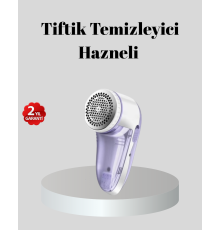 Şarjlı Tiftik Temizleyici – Çıkarılabilir Hazneli, Anti-Statik Fırçalı, USB Şarjlı