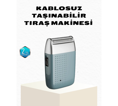 Şarjlı Kuru Kullanım Tıraş Makinesi – Kablosuz, Taşınabilir