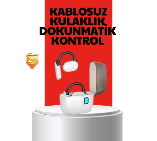 Kablosuz Bluetooth Kulaklık – Otomatik Eşleşme, Tek Tuş Kontrol, Stereo Ses