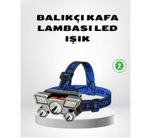 Şarj Edilebilir LED Kafa Feneri – 4 Işık Modu, IPX5 Su Geçirmez, Hareket Sensörlü