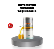 Taşınabilir Şarjlı Katı Meyve Sıkacağı – 45W Güç, 18000 RPM Hız, 400 mL Kapasite