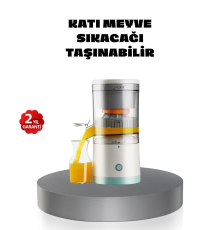 Taşınabilir Şarjlı Katı Meyve Sıkacağı – 45W Güç, 18000 RPM Hız, 400 mL Kapasite