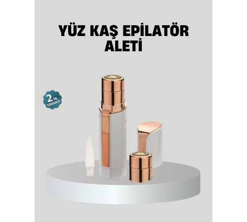 Kadınlar İçin Yüz ve Kaş Epilatörü – Hassas Cilt Dostu, Pil ile Çalışan, Taşınabilir ve Şık Tasarım