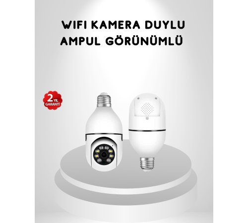 Akıllı Duylu 360° Güvenlik Kamerası – PTZ Özellikli, Uzaktan Kontrollü Akıllı Kamera