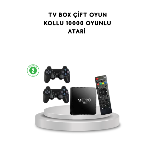 M8Pro Mini 2 Android 12 64 GB TV Box – 10K Ultra HD Görüntü & Oyun Keyfi