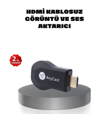 M9 Plus Kablosuz HDMI Görüntü Aktarıcı – Tak Çalıştır, iOS Android Windows Uyumlu