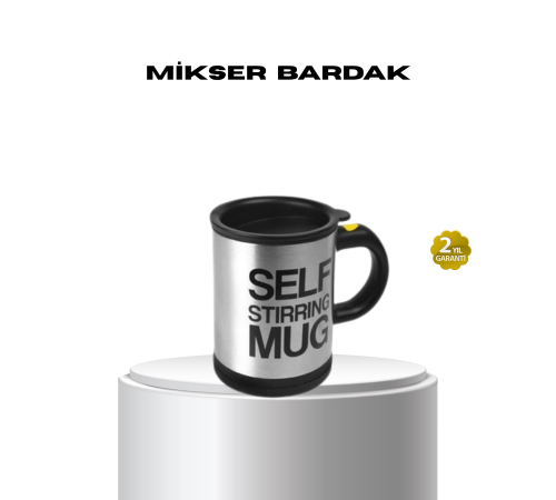 Paslanmaz Çelik Kendi Kendini Karıştıran Akıllı Kupa – Isı Yalıtımlı